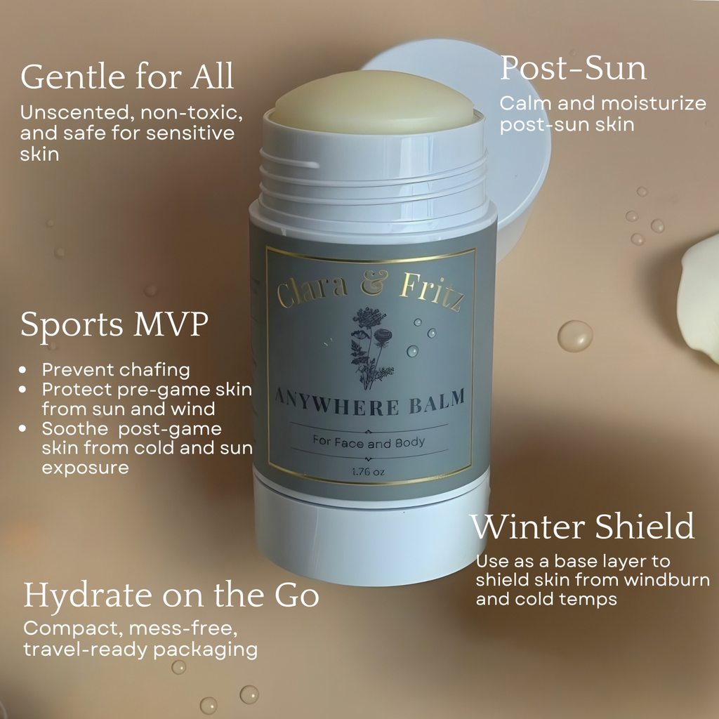 Unscented Tallow Balm Stick for Face and Body