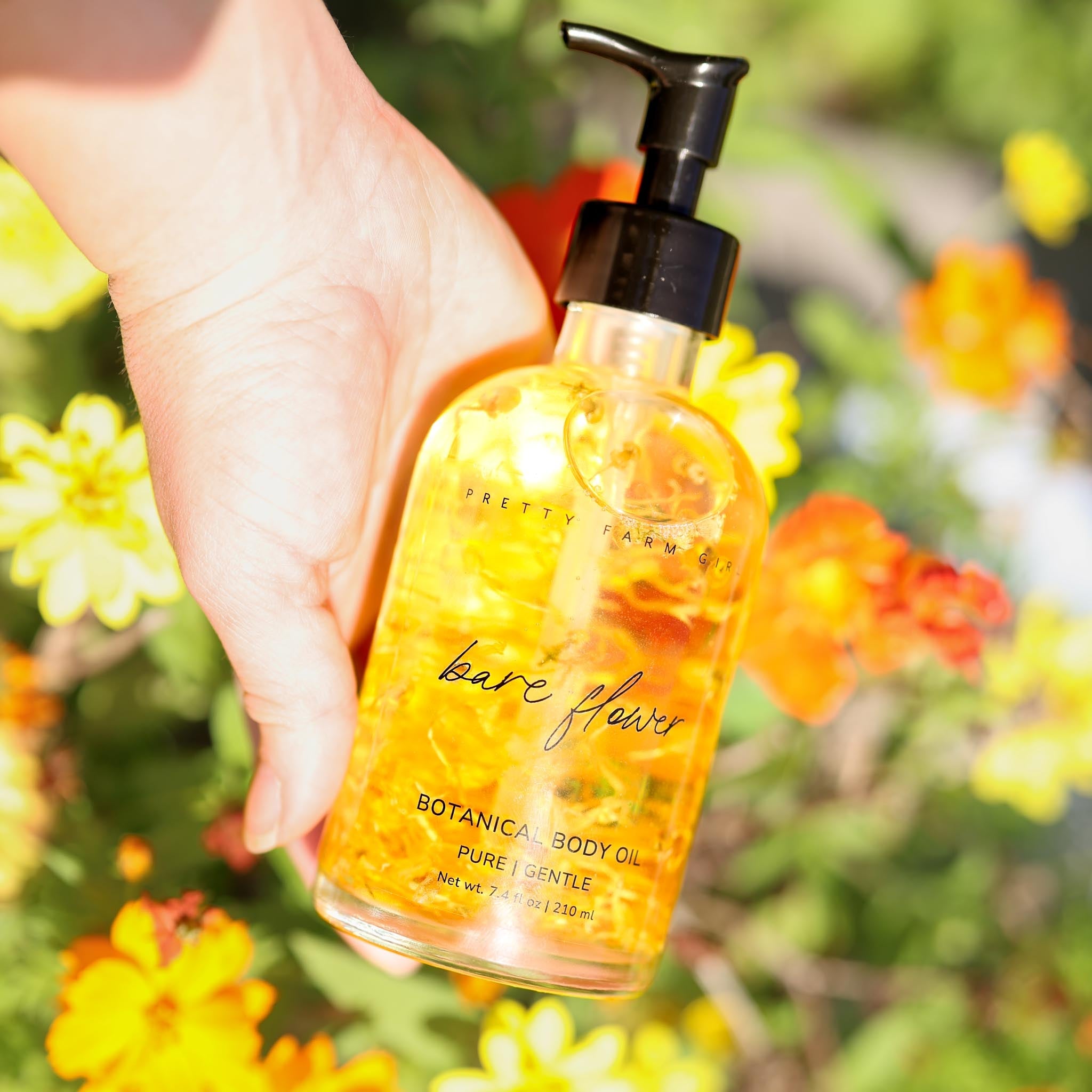Bare Flower Fragrance-Free Body Oil for Sensitive Skin