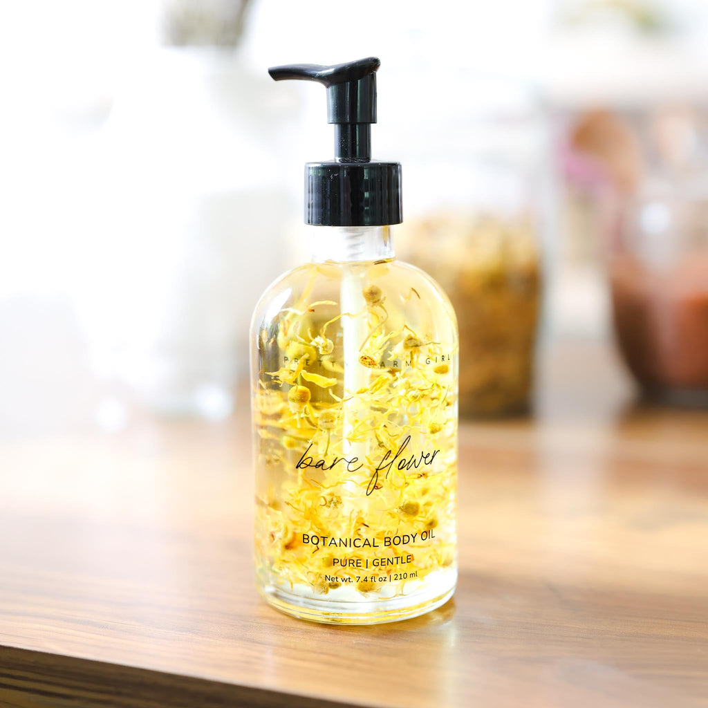Bare Flower Fragrance-Free Body Oil for Sensitive Skin