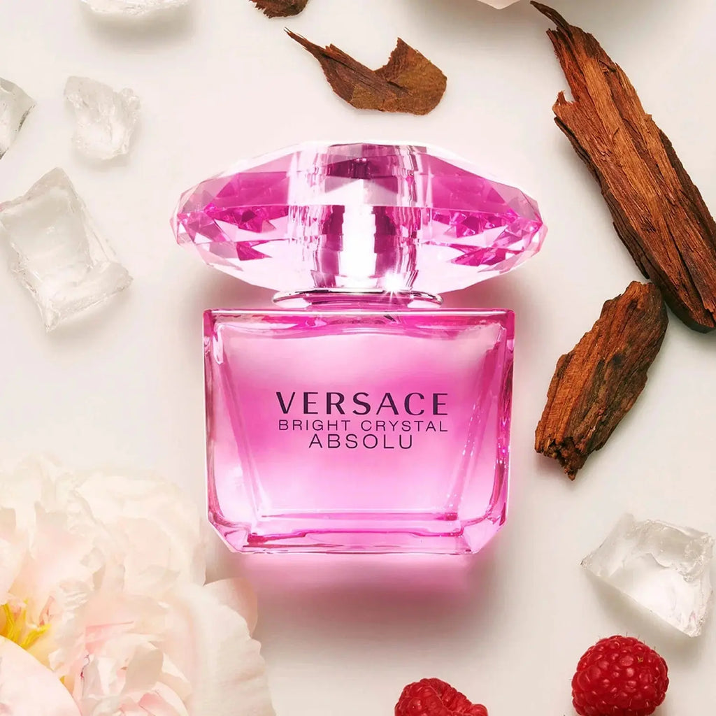 Bright Crystal Absolu By Versace For Women 4Pcs Set EDP Spray