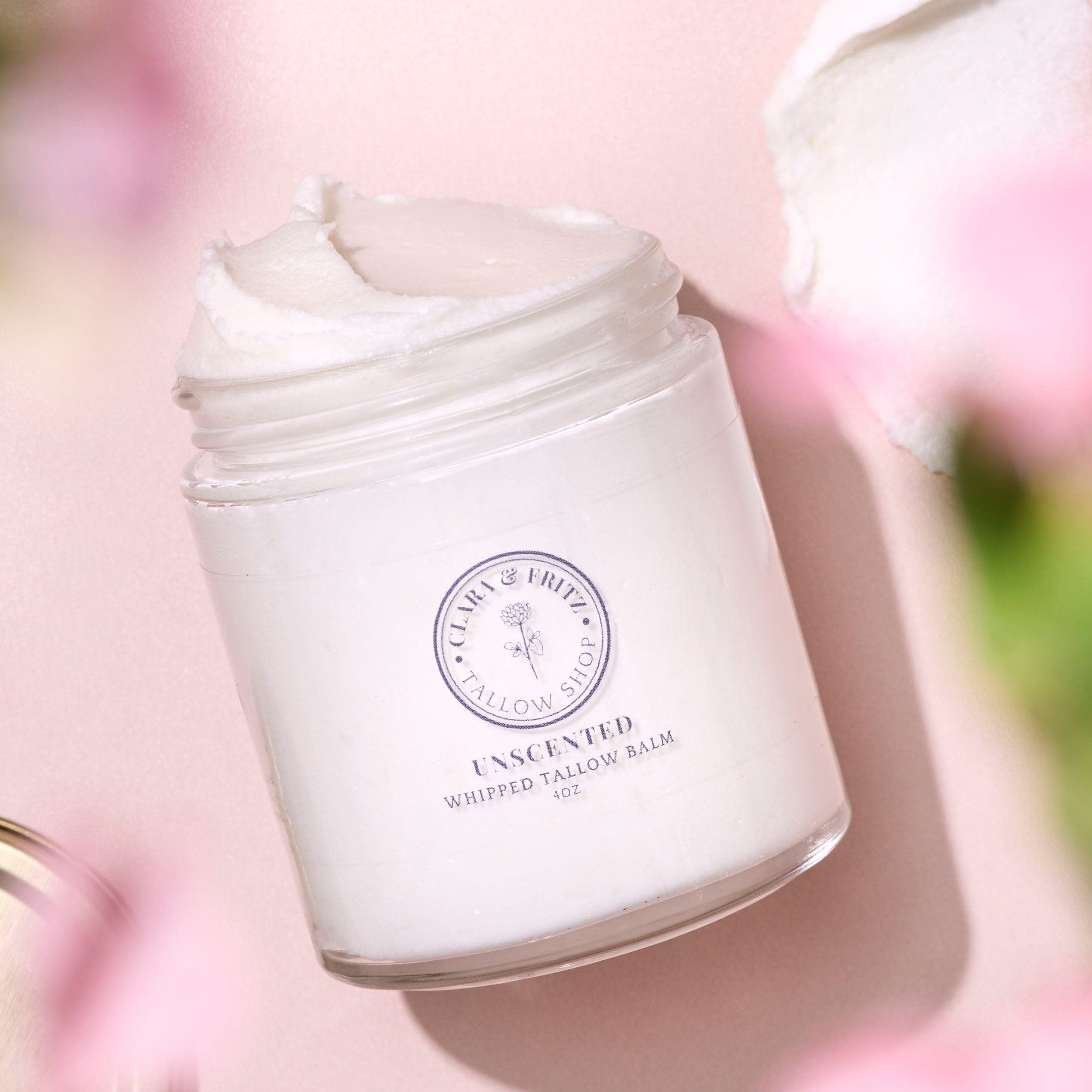 Unscented Whipped Tallow Balm Moisturizer