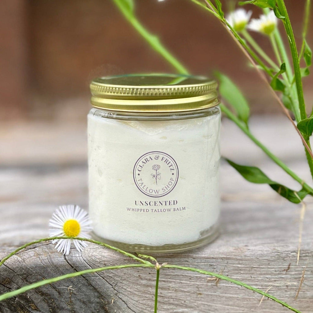 Unscented Whipped Tallow Balm Moisturizer
