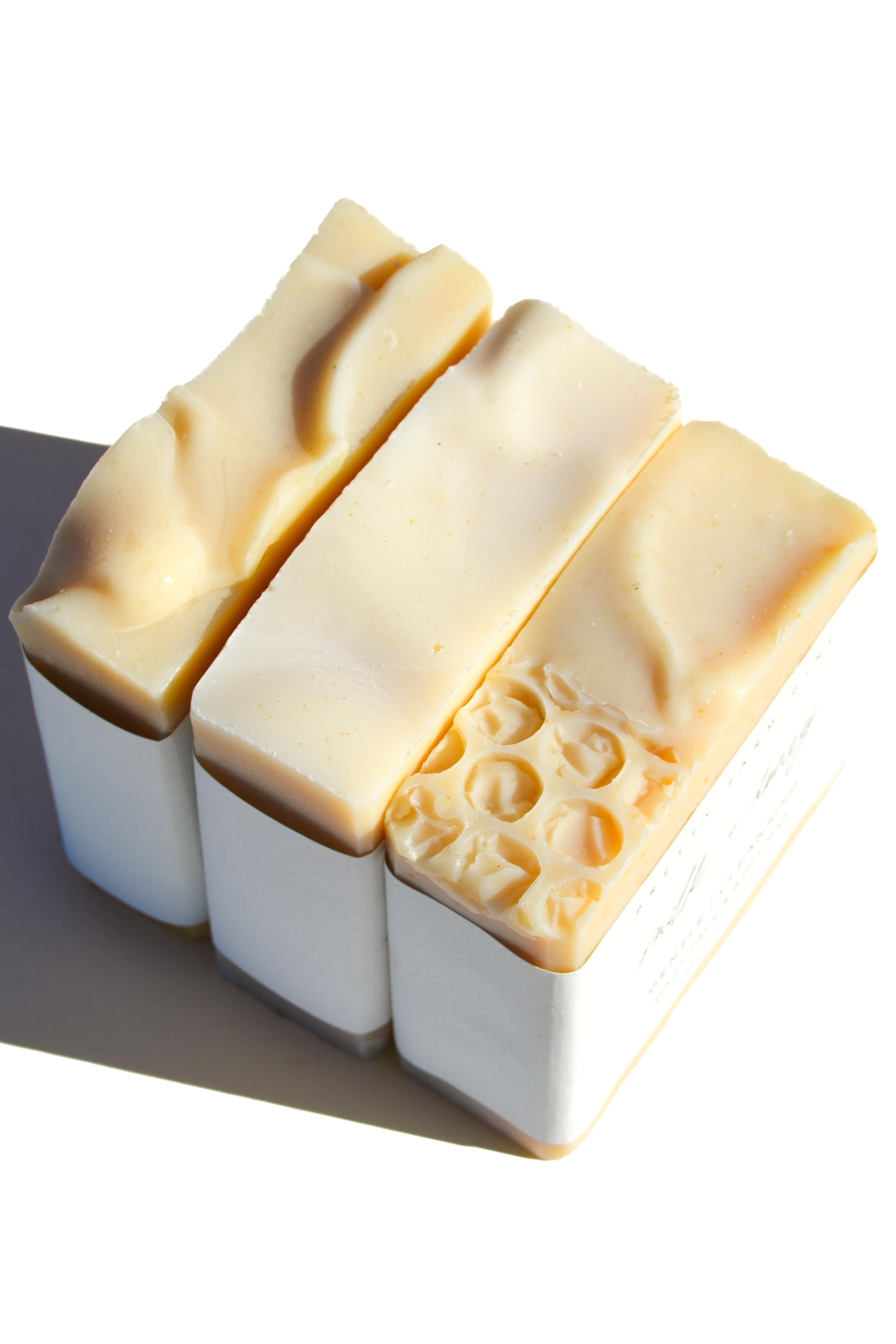 Fragrance Free Tallow & Goat Milk Soap Bar Trio