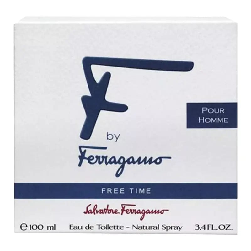 F Free Time By Salvatore Ferragamo For Men 3.3oz EDT Spray