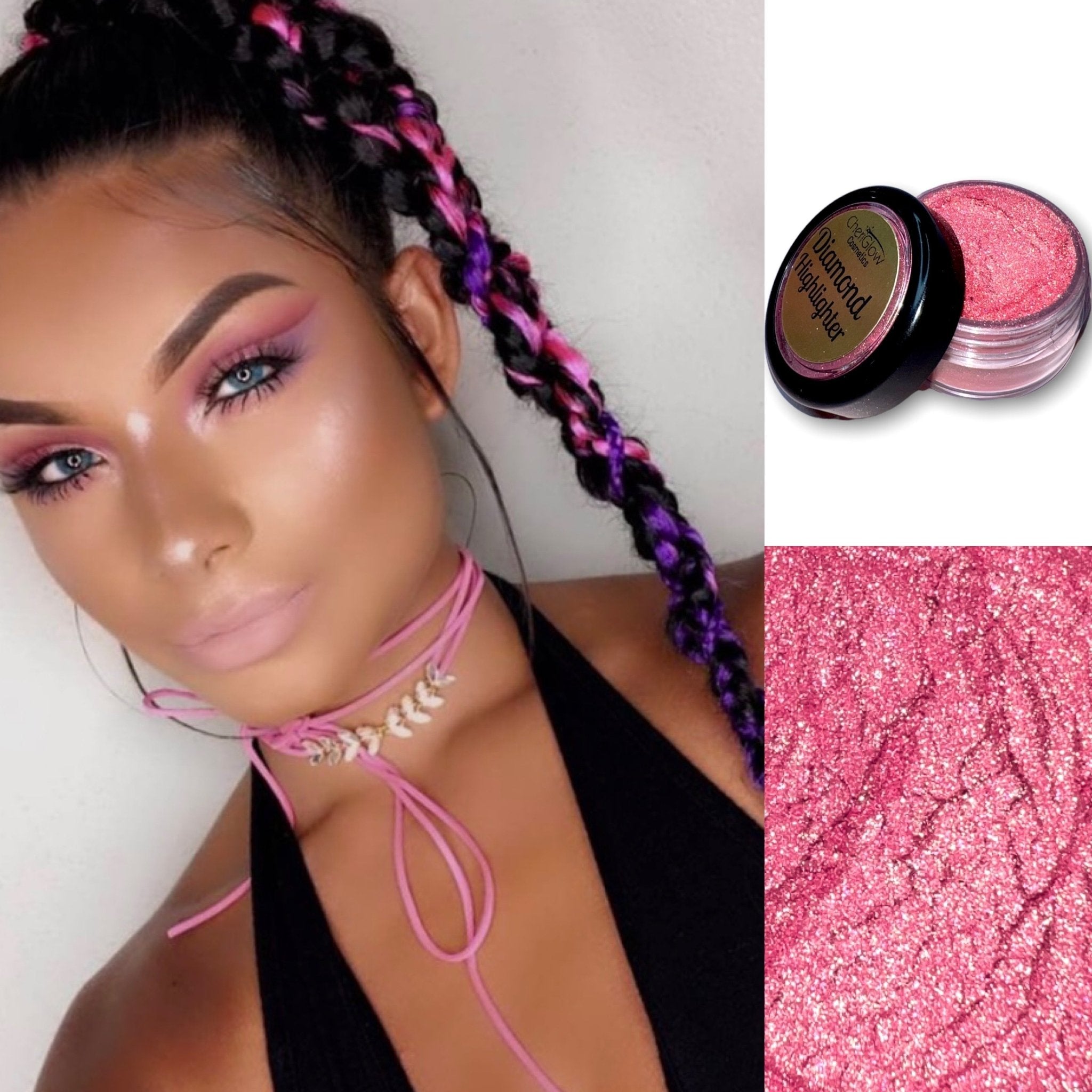 Rose Gold - Loose Diamond Highlighter - urbinfinds