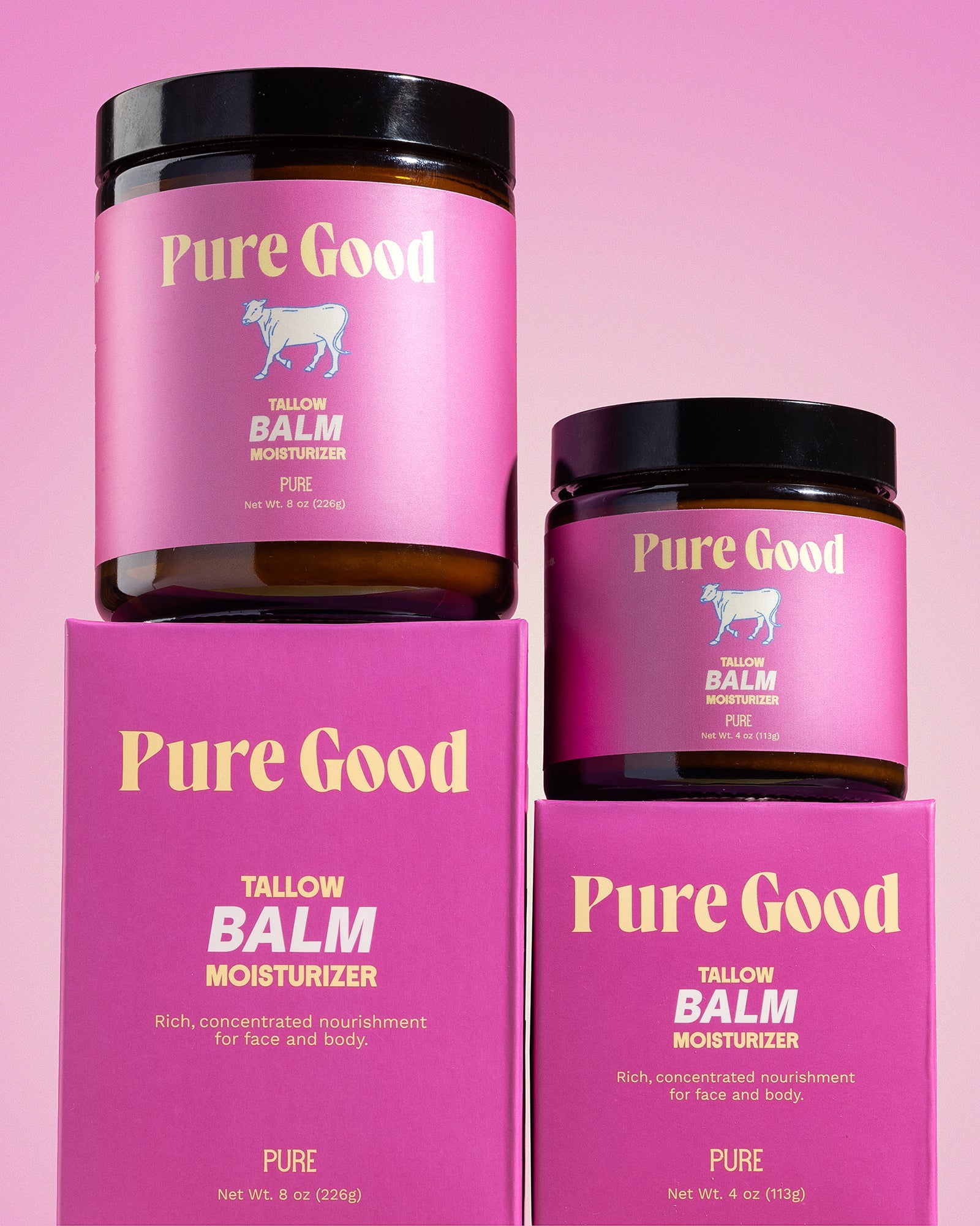 Unscented Tallow Balm for Sensitive Skin