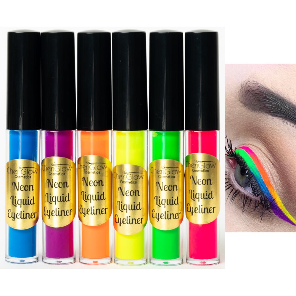 Neon Blue Liquid Eyeliner - Water - proof, Smudge - proof, Long - lasting - urbinfinds