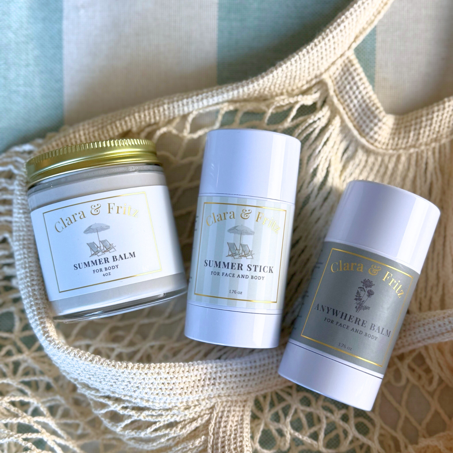 Unscented Tallow Balm Stick for Face and Body