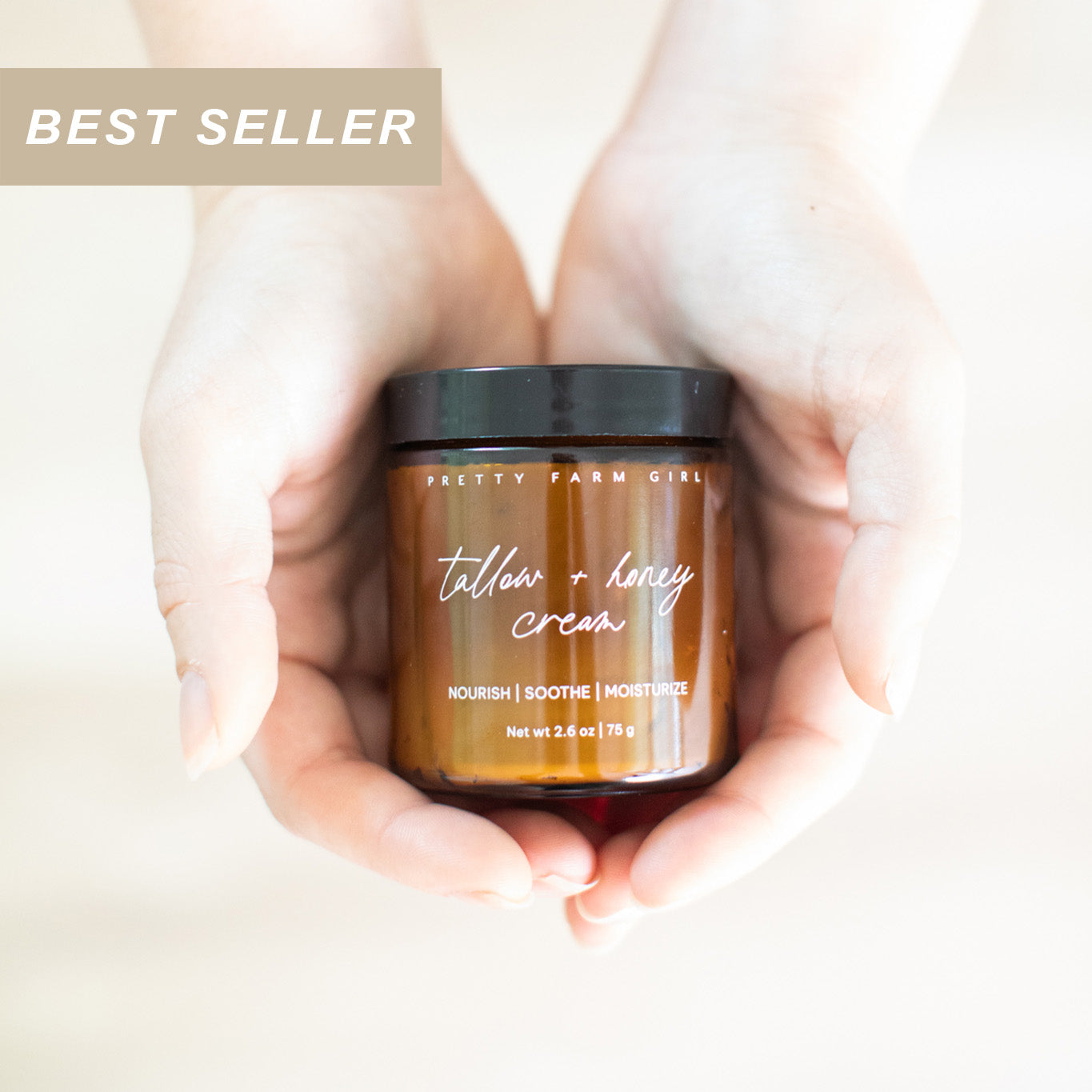 Fragrance-Free Tallow & Honey Moisturizing Cream
