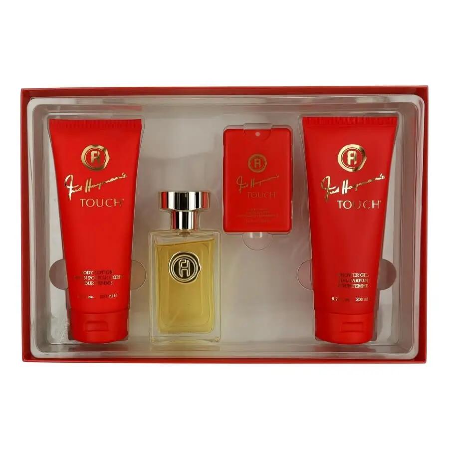 Touch By Fred Hayman For Women 4Pcs Set EDT Spray
