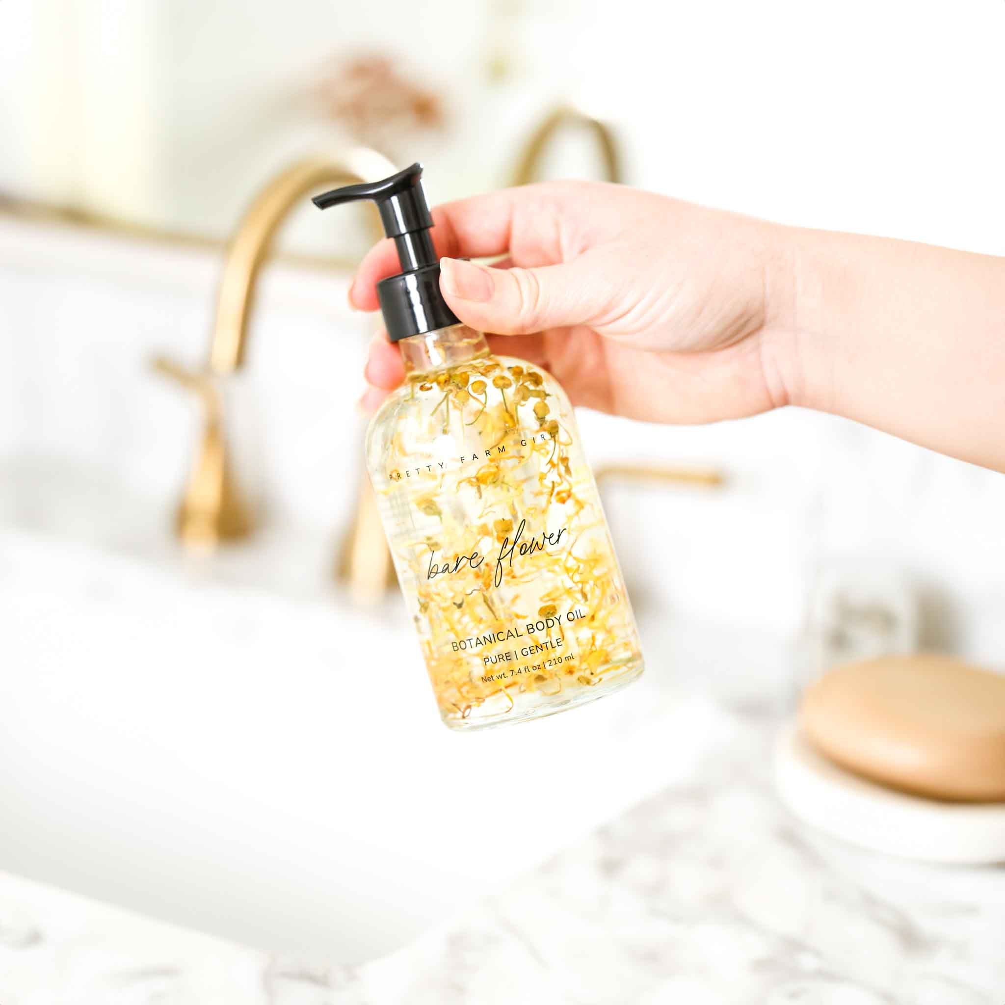 Bare Flower Fragrance-Free Body Oil for Sensitive Skin