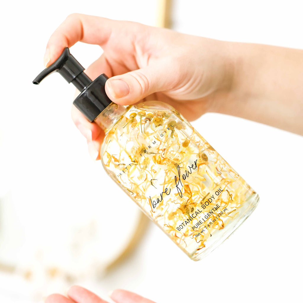 Bare Flower Fragrance-Free Body Oil for Sensitive Skin