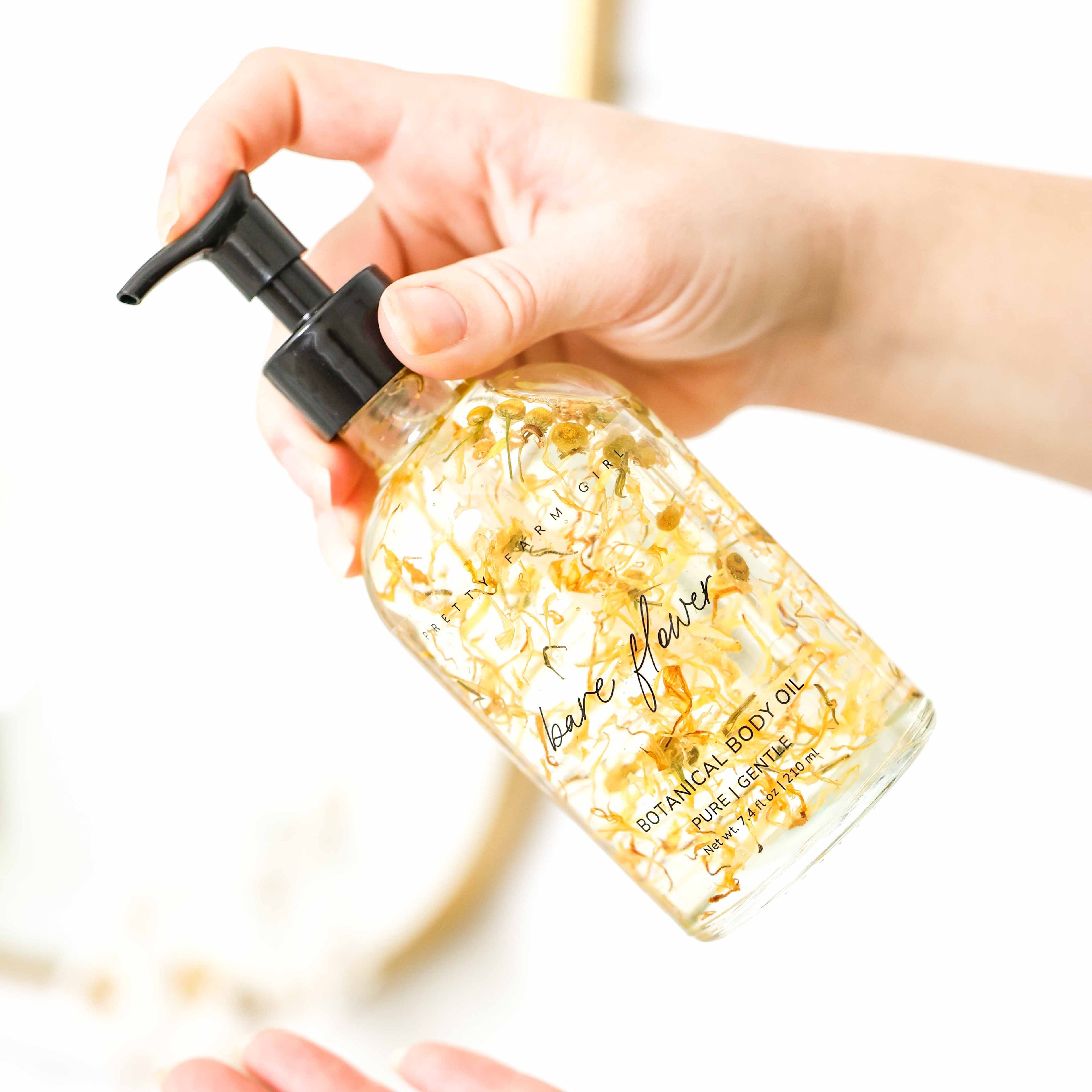 Bare Flower Fragrance-Free Body Oil for Sensitive Skin