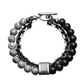 Map Stone Lava Stone Bracelet - urbinfinds